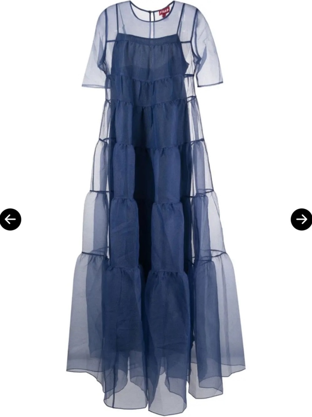 STAUD Hyacinth maxi dress（size S）
